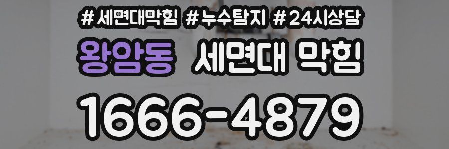 왕암동 세면대 막힘