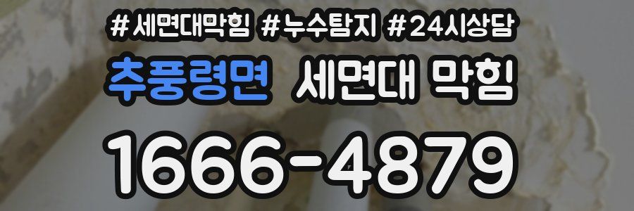 추풍령면 세면대 막힘