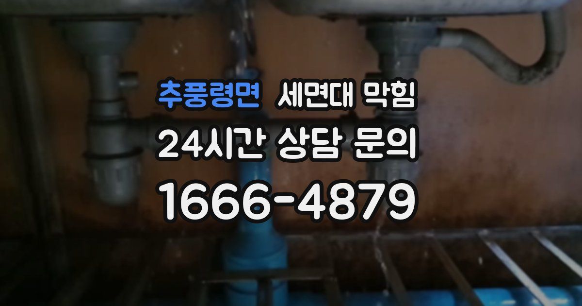 추풍령면 세면대 막힘