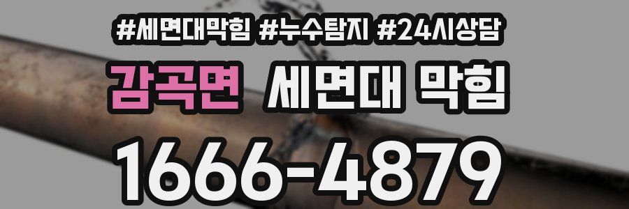 감곡면 세면대 막힘