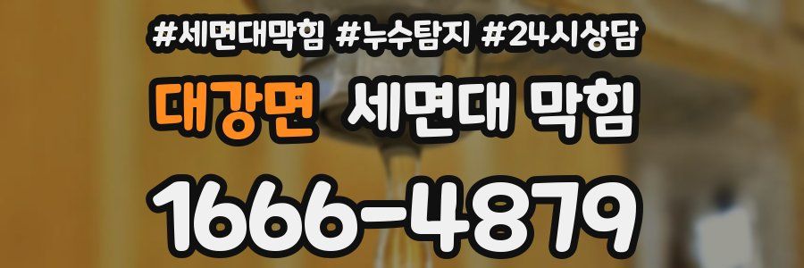 대강면 세면대 막힘