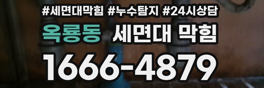 옥룡동 세면대 막힘
