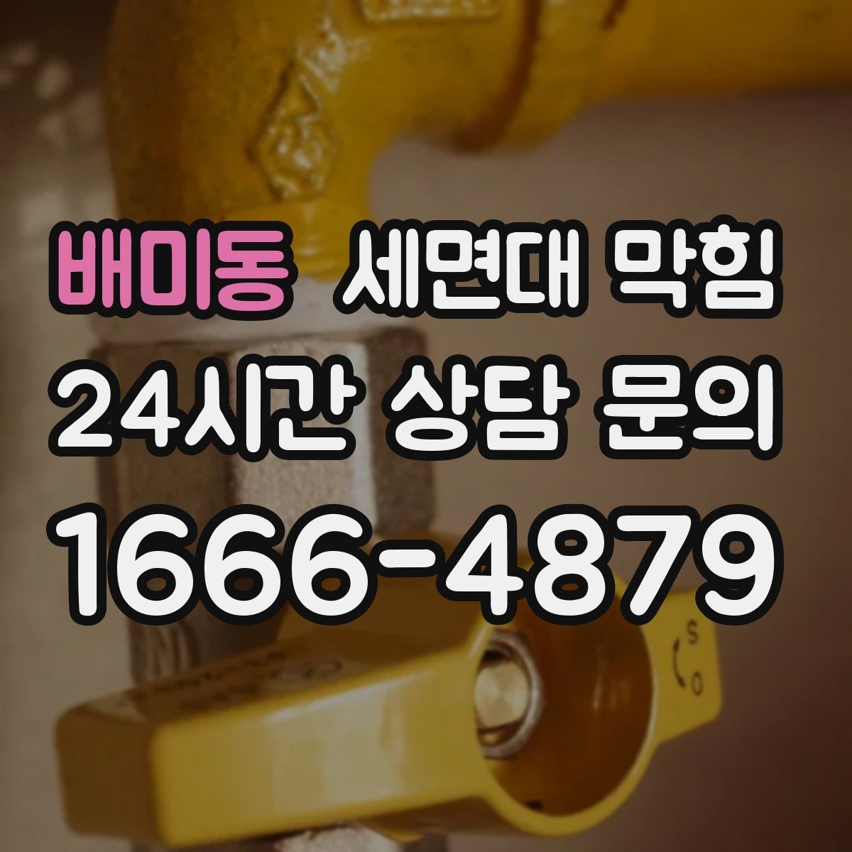 배미동 세면대 막힘