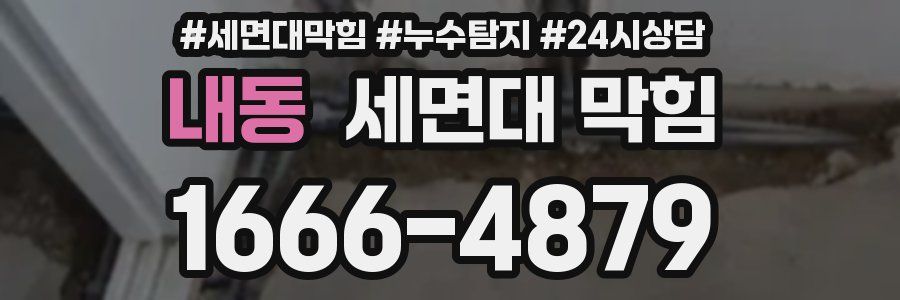 내동 세면대 막힘