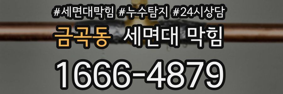 금곡동 세면대 막힘