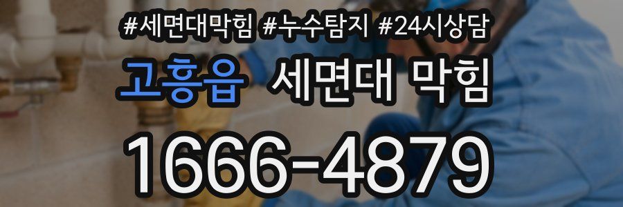 고흥읍 세면대 막힘