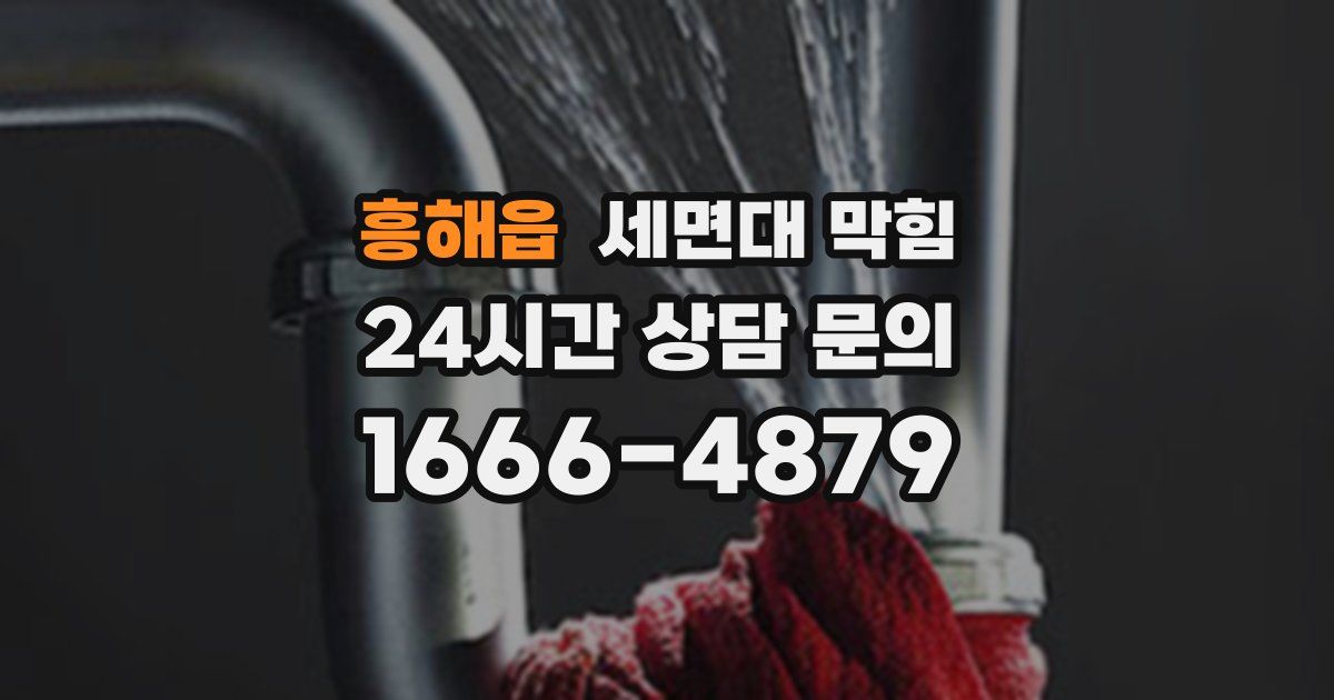 흥해읍 세면대 막힘