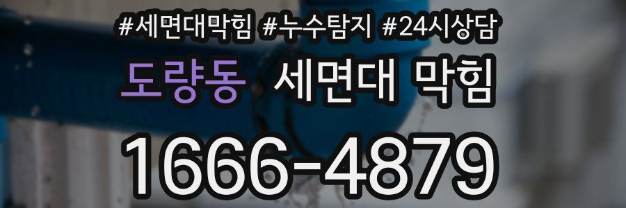 도량동 세면대 막힘