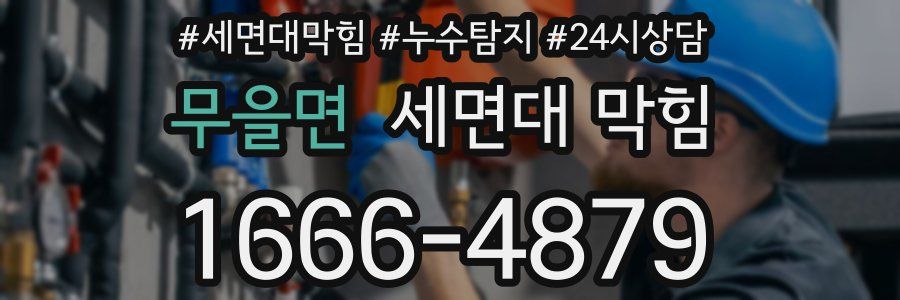 무을면 세면대 막힘