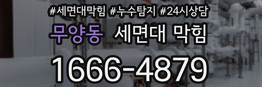 무양동 세면대 막힘