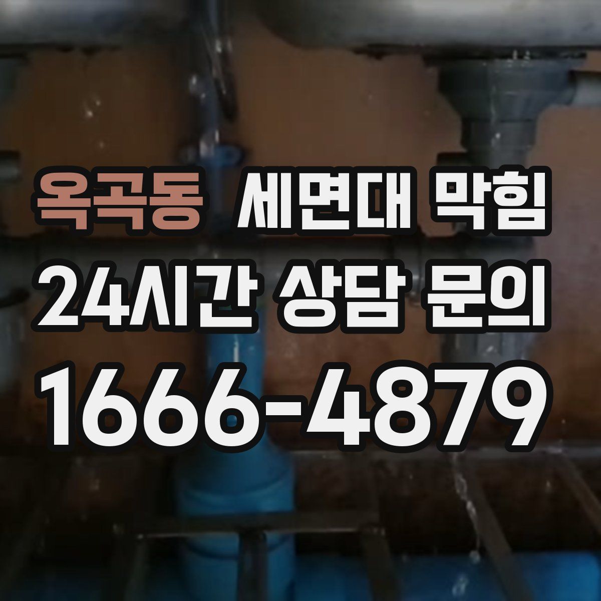 옥곡동 세면대 막힘