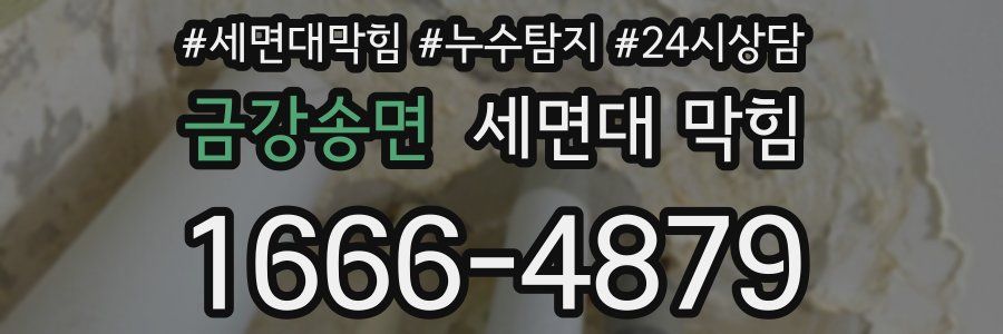 금강송면 세면대 막힘