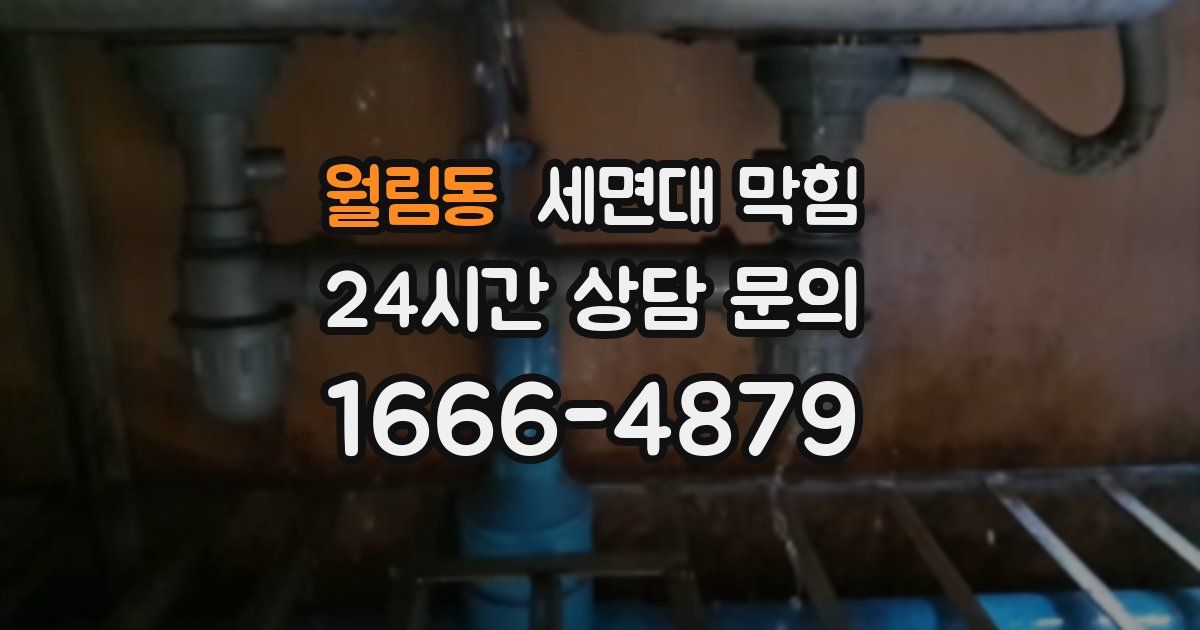 월림동 세면대 막힘