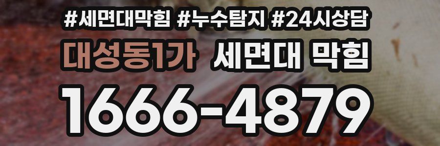 대성동1가 세면대 막힘