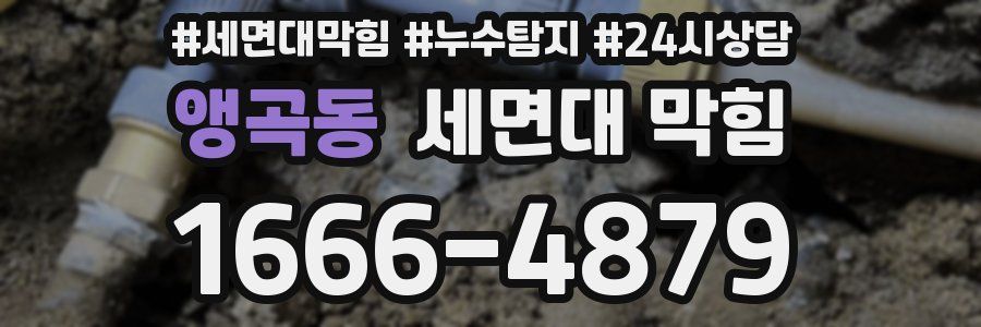 앵곡동 세면대 막힘