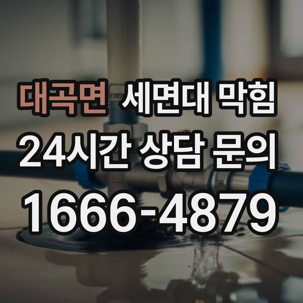 대곡면 세면대 막힘 거름망만 바꿔도 예방되는 경우