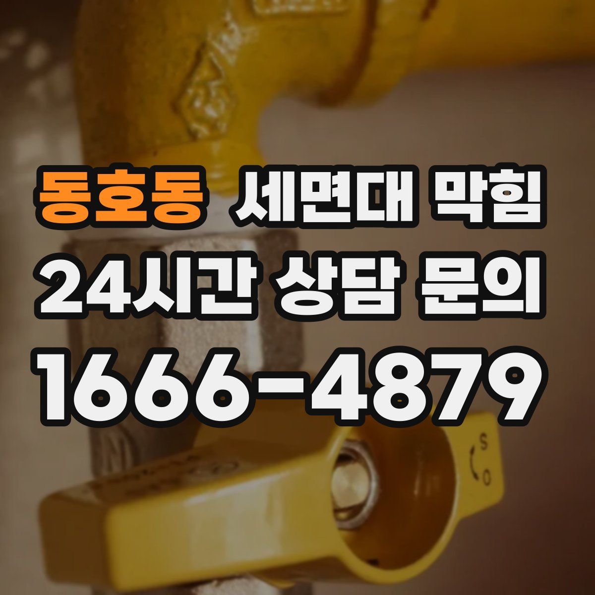 동호동 세면대 막힘