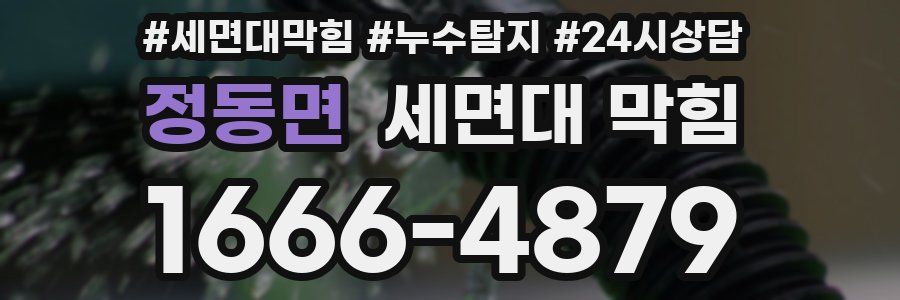 정동면 세면대 막힘