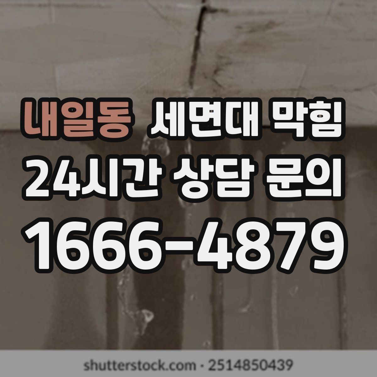내일동 세면대 막힘 환기와 상관없이 냄새가 난다면