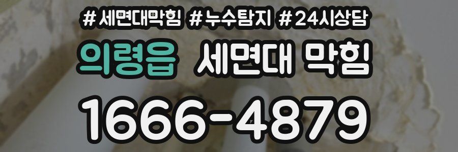 의령읍 세면대 막힘