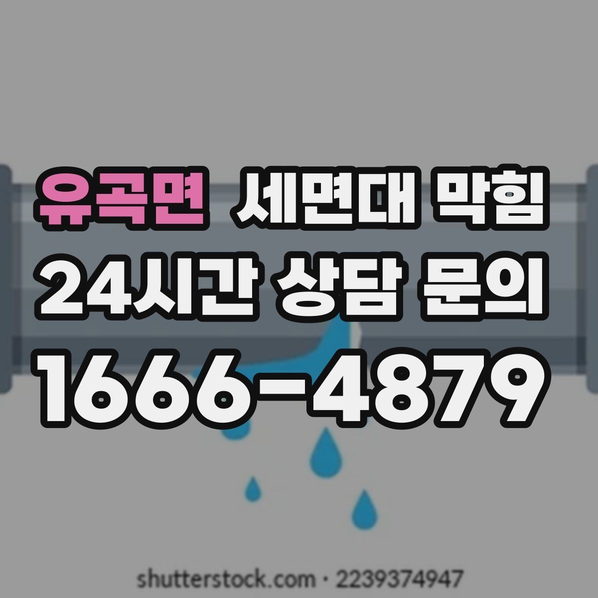 유곡면 세면대 막힘 욕실 청소를 해도 냄새가 남는 이유