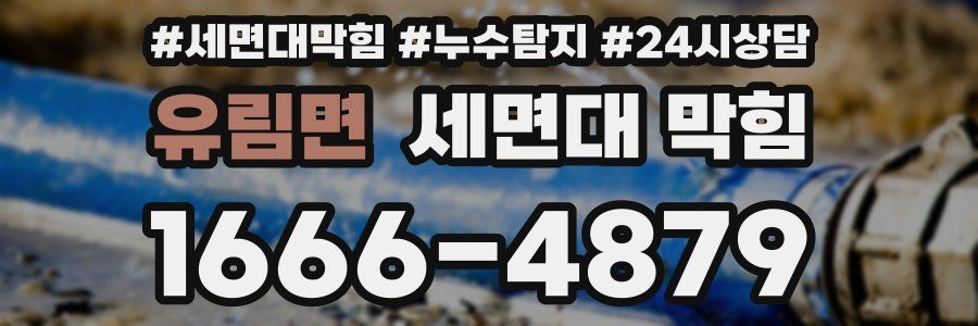 유림면 세면대 막힘