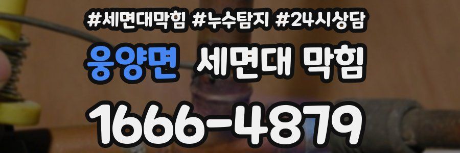 웅양면 세면대 막힘