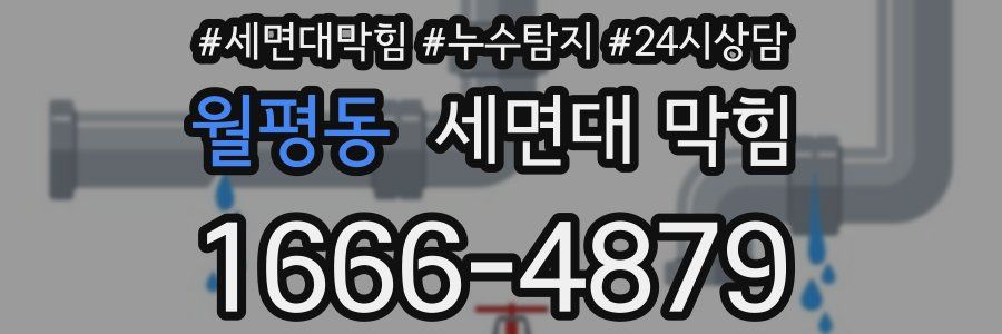 월평동 세면대 막힘