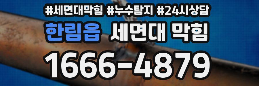 한림읍 세면대 막힘