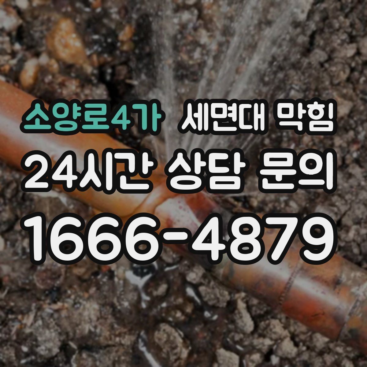 소양로4가 세면대 막힘 사용 빈도가 낮은 세면대도 막히는 이유
