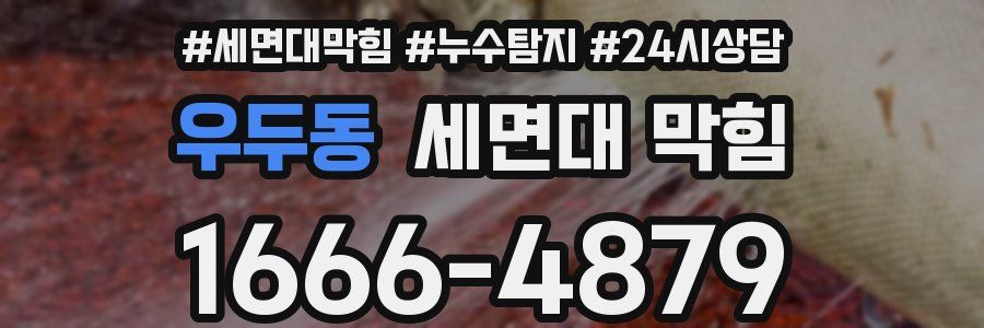 우두동 세면대 막힘