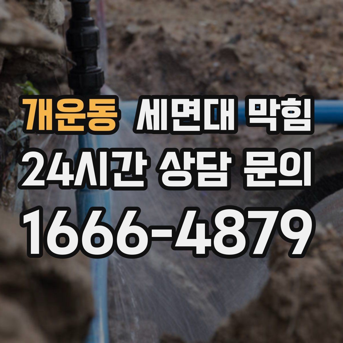 개운동 세면대 막힘 주기적으로 느려지는 집의 공통점
