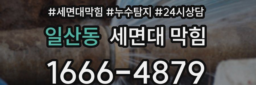 일산동 세면대 막힘