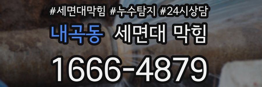 내곡동 세면대 막힘