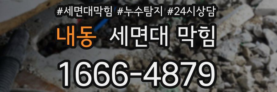 내동 세면대 막힘