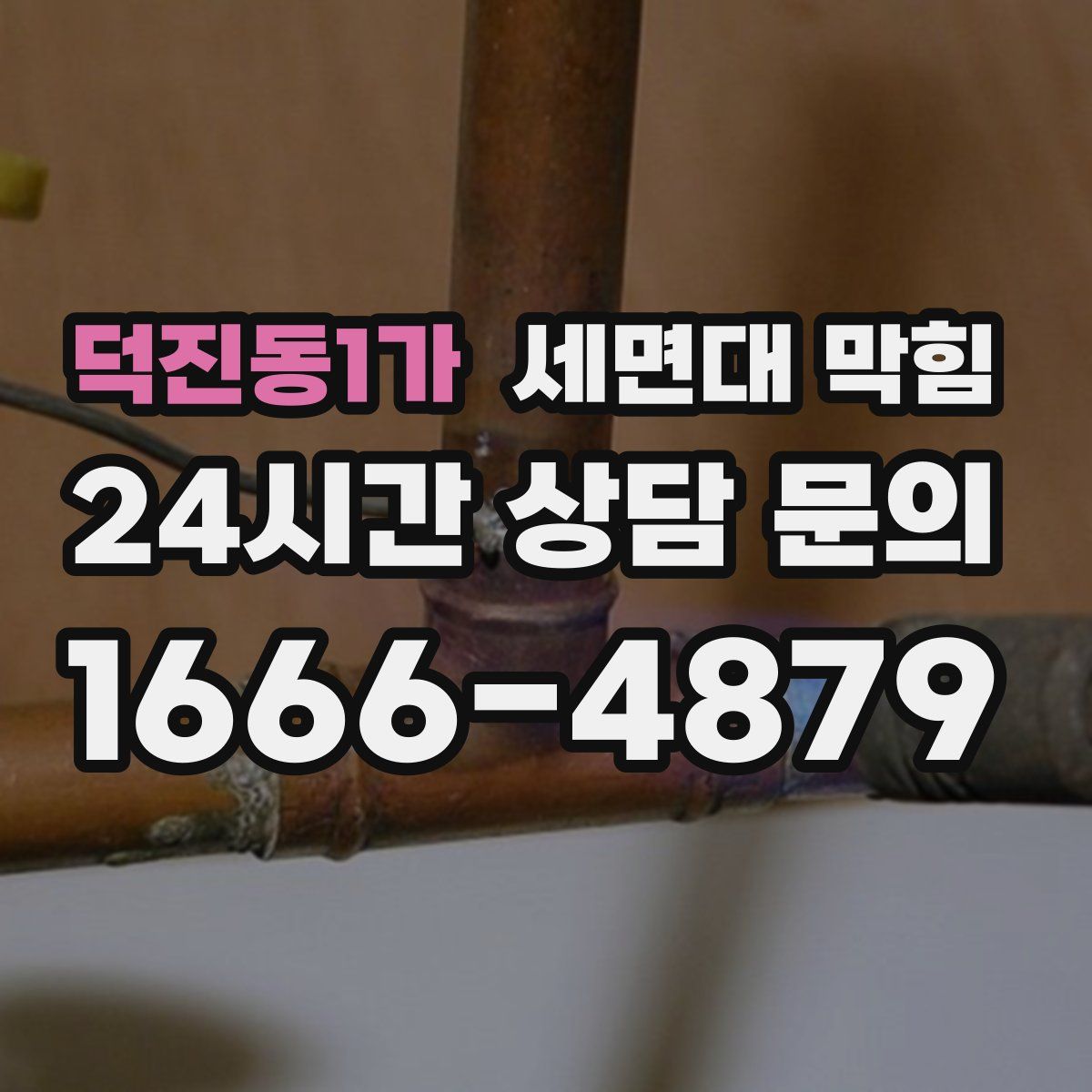 덕진동1가 세면대 막힘