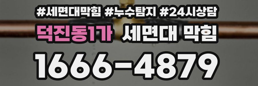덕진동1가 세면대 막힘