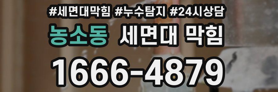 농소동 세면대 막힘