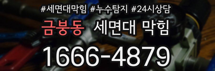 금붕동 세면대 막힘