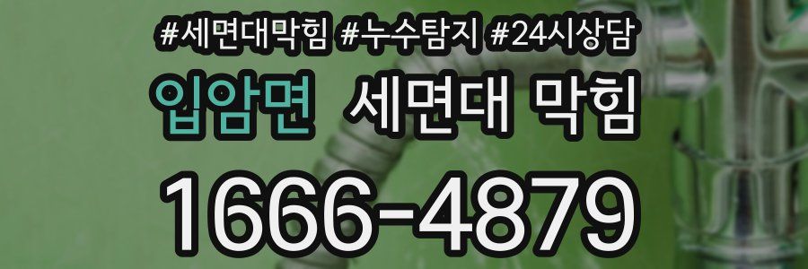 입암면 세면대 막힘