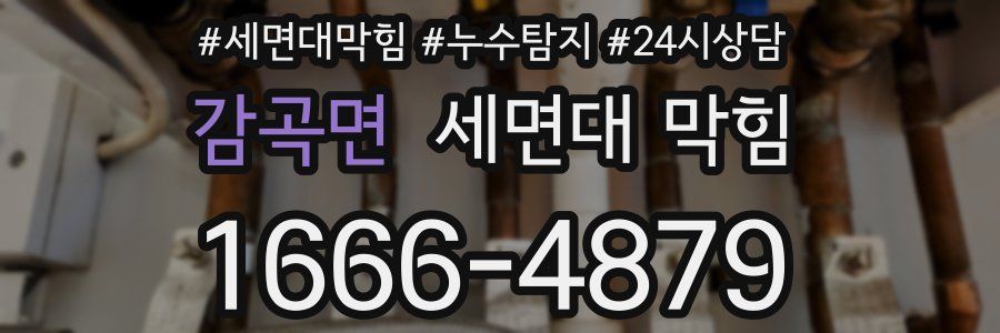 감곡면 세면대 막힘