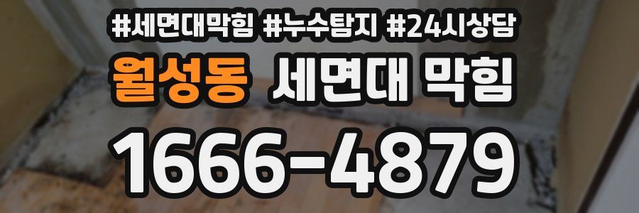 월성동 세면대 막힘