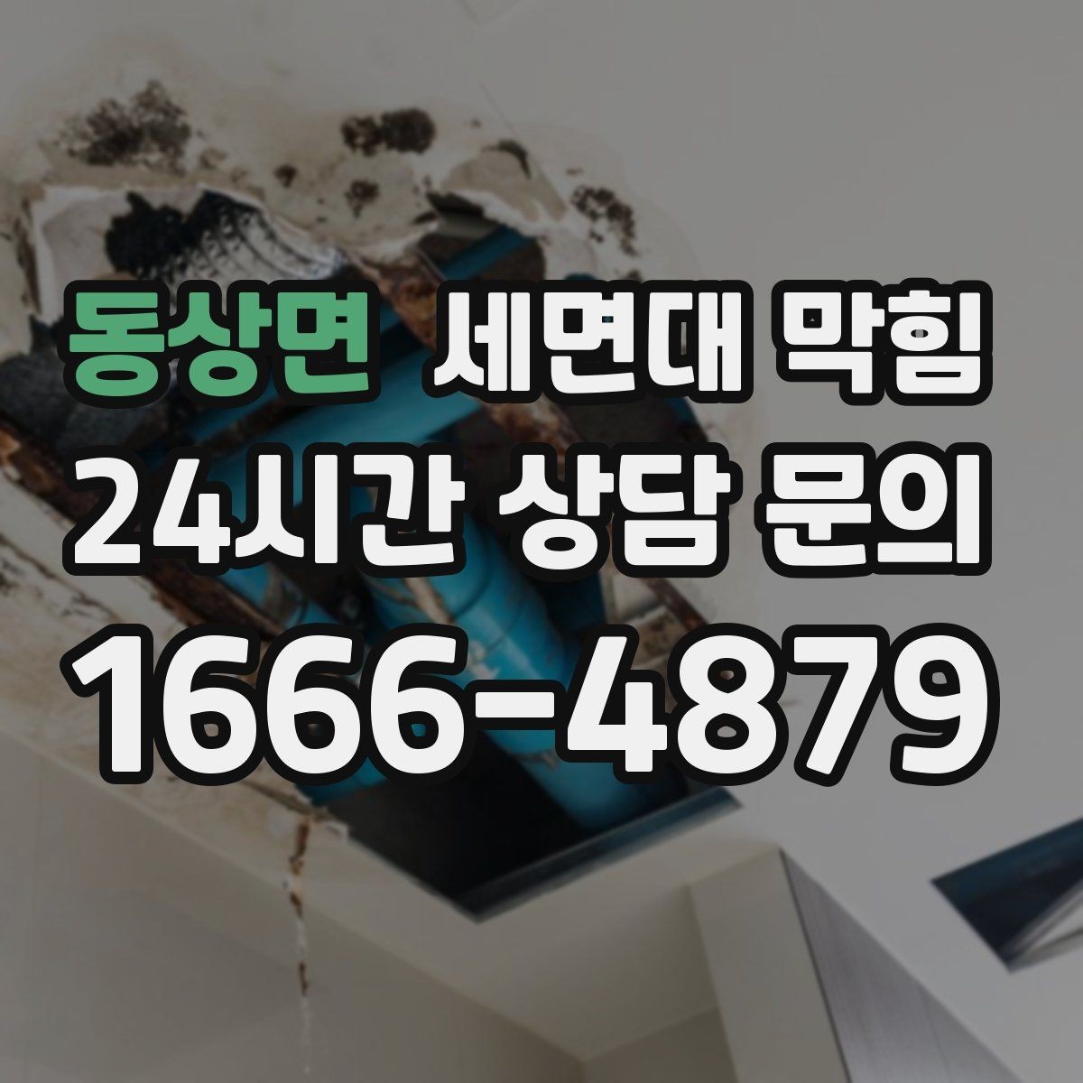 동상면 세면대 막힘 배수구 커버 아래가 더럽다면 의심하세요