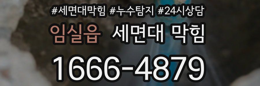 임실읍 세면대 막힘