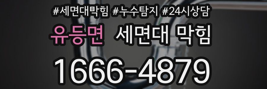 유등면 세면대 막힘