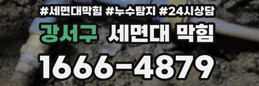 강서구 세면대 막힘