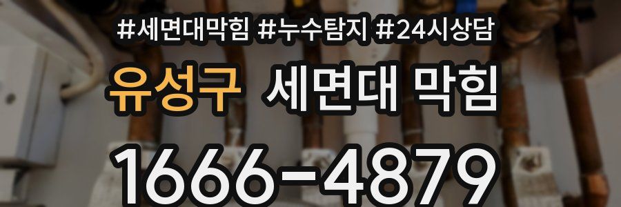 유성구 세면대 막힘