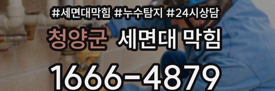 청양군 세면대 막힘