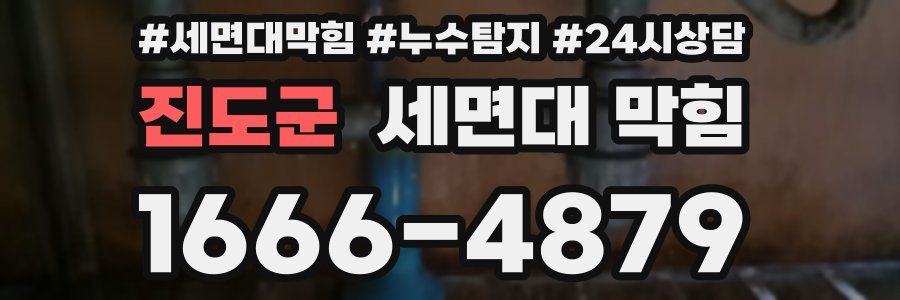 진도군 세면대 막힘