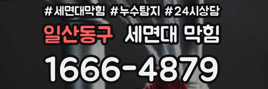 일산동구 세면대 막힘